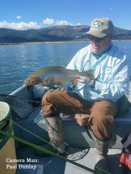 hybrid trophy trout, Henrys Lake, Idaho, fly fishing, catch and release, stillwater