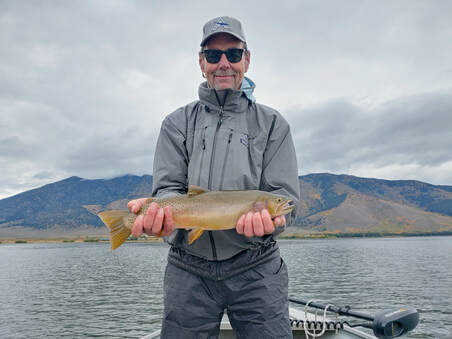 Henrys Lake, Idaho, fly fisherman, yellowstone cutthroat trout, lake fly fishing, catch and release