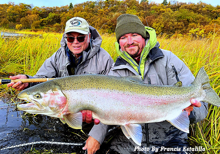 Joe Warren, Naknek River, Alaska, trophy rainbow trout, fly fishing