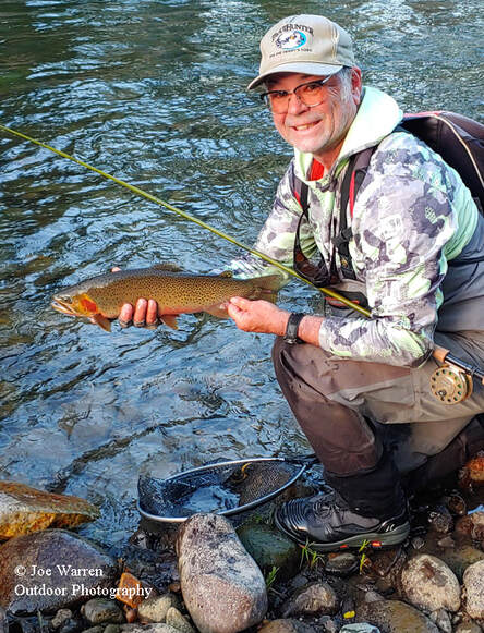 Joe Warren, fly fisher, fly fishing, WA, Eastern Washington, west slope cutthroat,