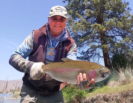 Joe Warren, fly fisher, trout hunter, fly fishing, streamer, trophy trout, columbia river, rufus woods reservoir, WA